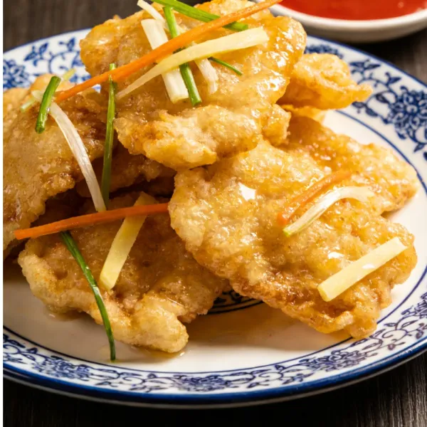 Carne de cerdo frita agridulce estilo Harbin