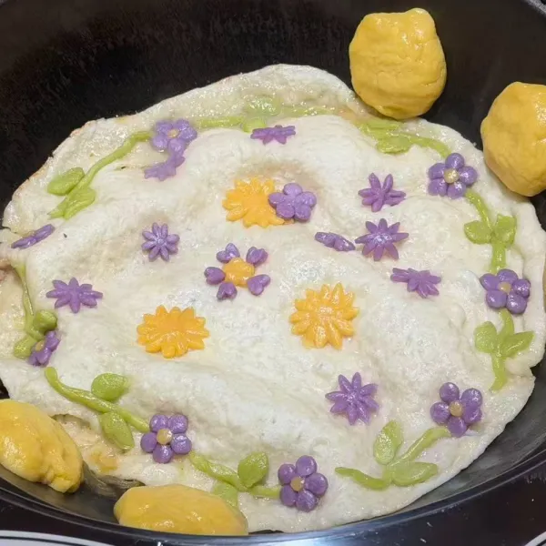 Pan cubierto como una manta al vapor