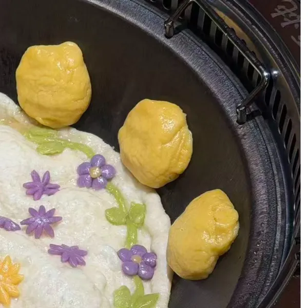 Pan de maiz al vapor