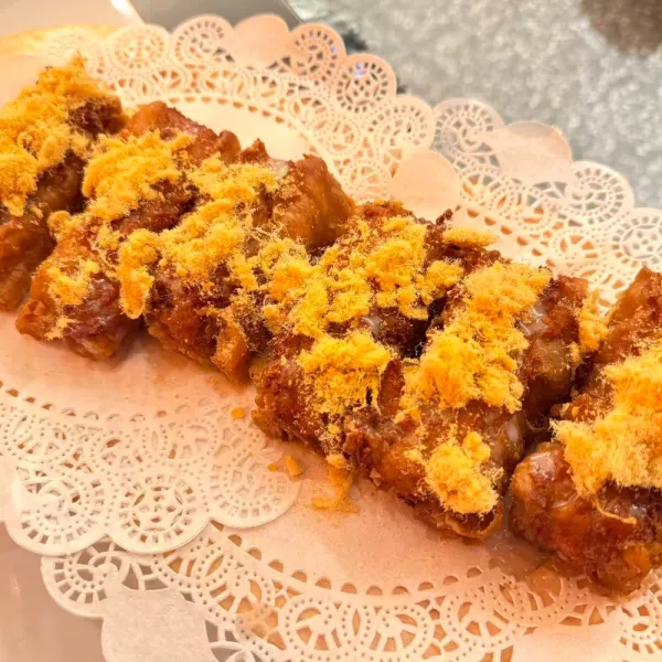 Churro con camarones