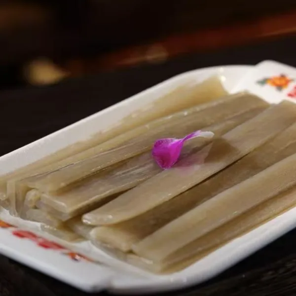 Fideos anchos de boniato