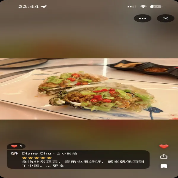 OSTRAS CON SALSA DE AJO